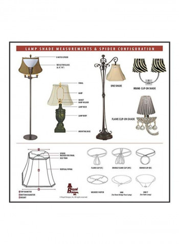 Flare Bottom Lampshade White