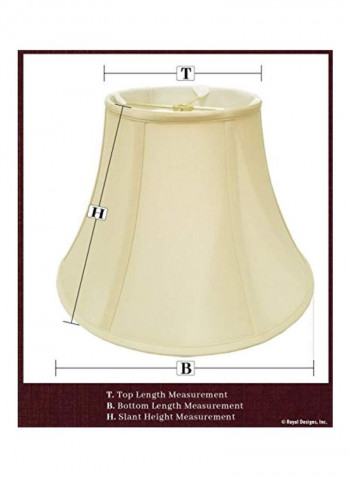 Flare Bottom Lampshade White
