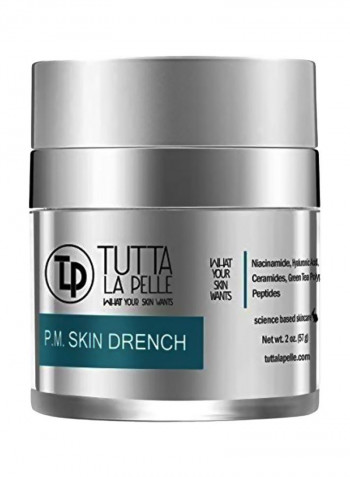 P.M. Drench Skin Anti Aging Night Cream 2ounce