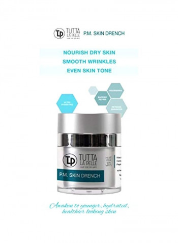 P.M. Drench Skin Anti Aging Night Cream 2ounce