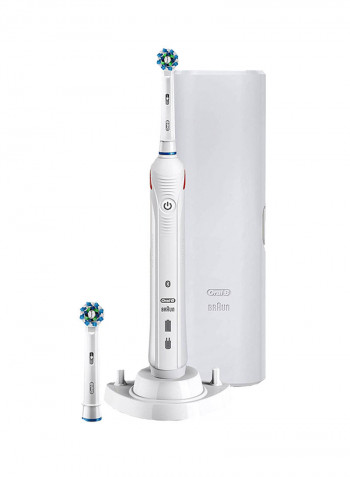 Rechargeable Toothbrush With Bluetooth Connectivity Smart 4 4000N White 18x25x10centimeter