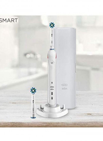 Rechargeable Toothbrush With Bluetooth Connectivity Smart 4 4000N White 18x25x10centimeter