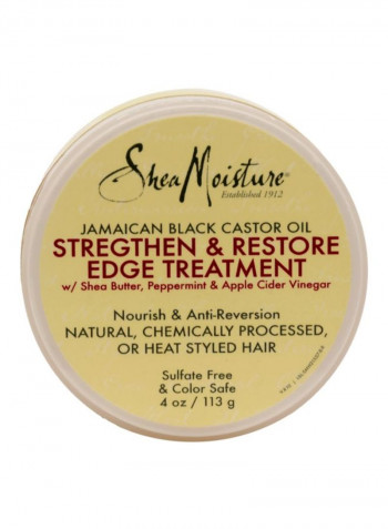 Jamaican Black Castor Oil Strengthen And Restore Edge Treatment Yellow 4ounce