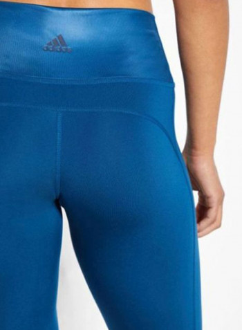 Believe This High Rise Elevated Leggings Blue/White