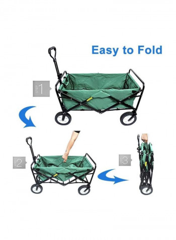 Multi-Function Outdoor Folding Push Wagon Cart