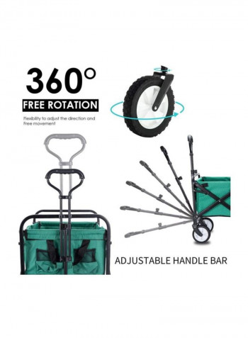 Multi-Function Outdoor Folding Push Wagon Cart