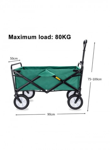 Multi-Function Outdoor Folding Push Wagon Cart