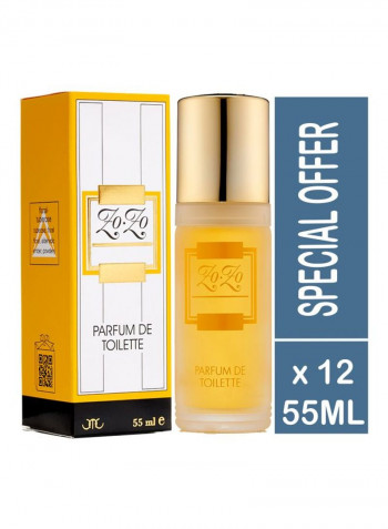 Pack Of 12 Zozo EDT 55ml