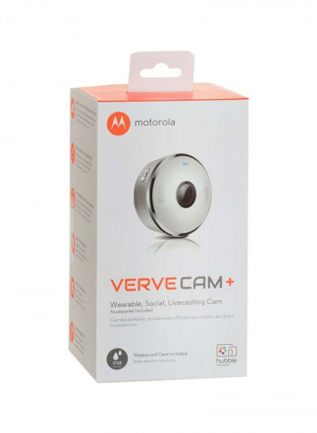 Verve Cam Plus Live Streaming Wearable Camera