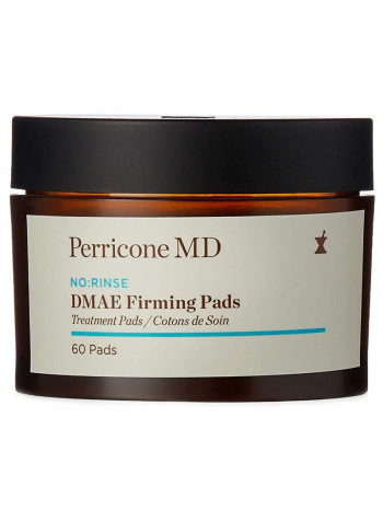 60-Piece MD No Rinse Dmae Firming Pads 9.6ounce