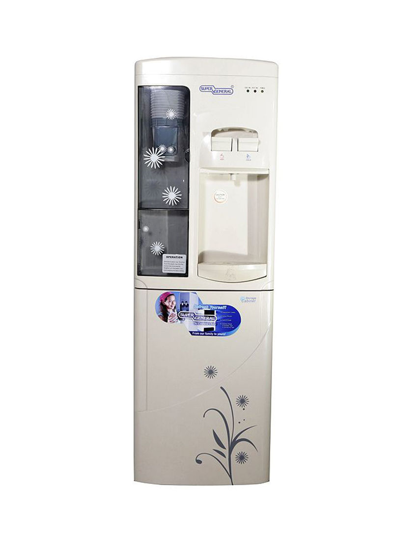 Freestanding Water Dispenser With Cabinet SGL1171 Gray White