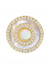 Gold Plated Stainless Steel With Swarovski Earrings