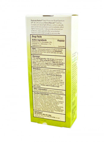 Active Naturals Positively Radiant Daily Moisturizer Spf 30 250 Oz (Pack Of 3)