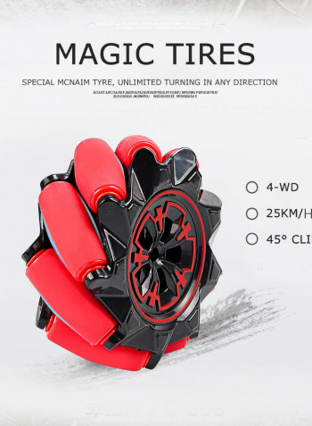 2.4G Twisting Off-Road Vehicle Music Dancing Two Side Driving Gesture Sensing RC Stunt 37.5cm
