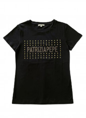 Embellished Logo Detail T-Shirt Black/Gold reviews Embellished Logo Detail T-Shirt Black/Gold