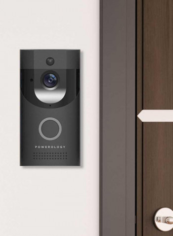 Smart Video Doorbell 17 X 5.5cm Black