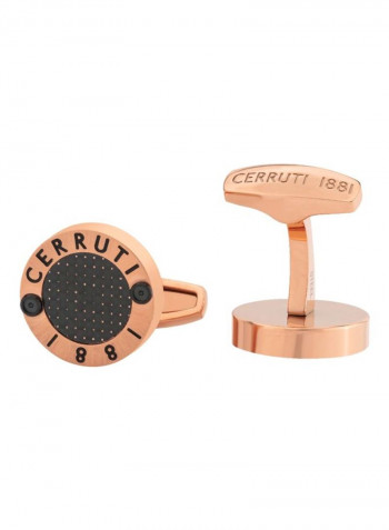 Stainless Steel Logo Cufflinks