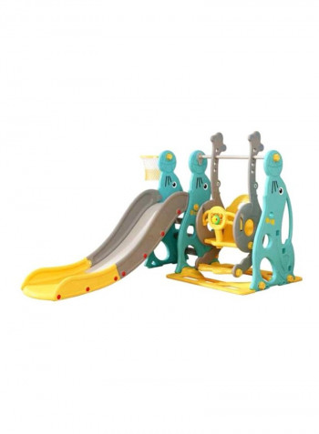 3 In 1 Swing And Slide Set With Basketball Hook 180x170x125cm