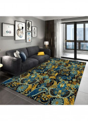 1 Piece Home Rug Ethnic Style Vintage Anti-Skidding Supple Carpet multicolour 80*180 (W*L)cmcm