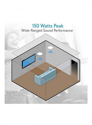 Ceiling/Wall Mount Speaker PDICS64 Grey