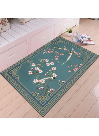 Wash Painting Classic Household Cute Rug Green 80*180 (W*L)cmcm