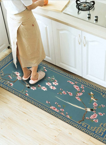 Wash Painting Classic Household Cute Rug Green 80*180 (W*L)cmcm