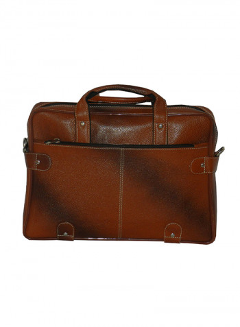 Genuine Leather Designer Office Bag For Travel Tan