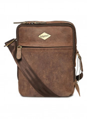 Leather Zipper Crossbody Bag Brown reviews Leather Zipper Crossbody Bag Brown