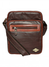 Leather Zipper Crossbody Bag Brown reviews Leather Zipper Crossbody Bag Brown