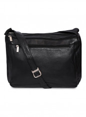 Leather Zipper Closure Crossbody Bag Black reviews Leather Zipper Closure Crossbody Bag Black