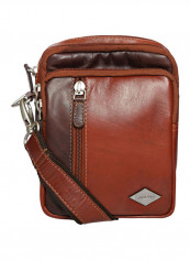 Leather Zipper Crossbody Bag Brown reviews Leather Zipper Crossbody Bag Brown