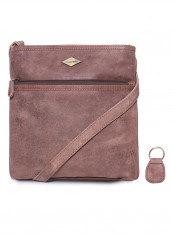 Leather Zipper Crossbody Bag Brown reviews Leather Zipper Crossbody Bag Brown