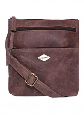 Leather Zipper Crossbody Bag Brown reviews Leather Zipper Crossbody Bag Brown