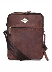 Leather Zipper Crossbody Bag Brown reviews Leather Zipper Crossbody Bag Brown