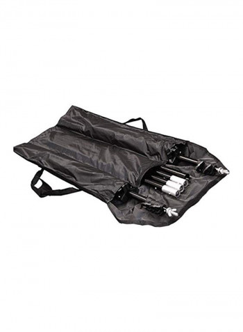 Background Support System With Continuous Lighting Kit 70cm Black