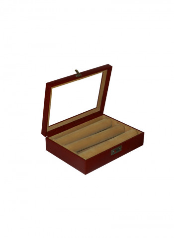 Compactible And Secured Leather Jewellery Box