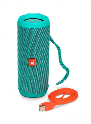 Flip 4 Portable Bluetooth Speaker Teal