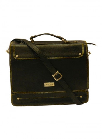 Leather Crossbody Bag Black