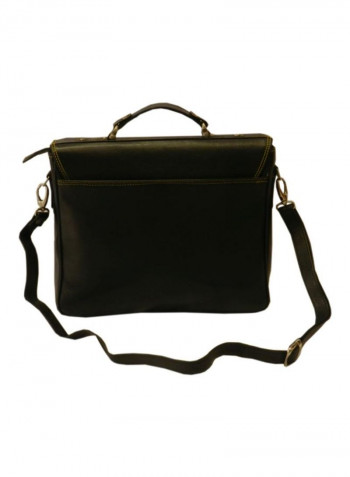 Leather Crossbody Bag Black