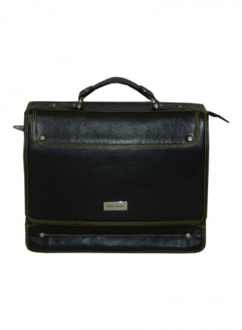 Leather Crossbody Bag Black