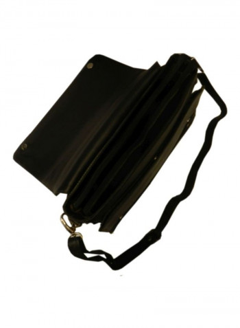 Leather Crossbody Bag Black