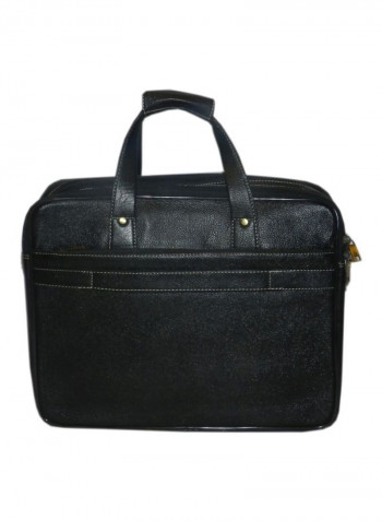 Leather Crossbody Bag Black
