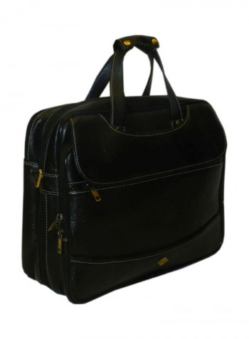 Leather Crossbody Bag Black
