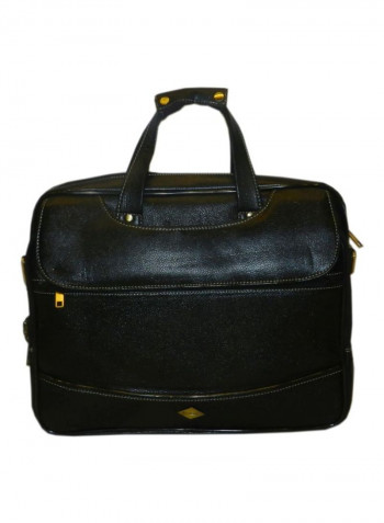 Leather Crossbody Bag Black