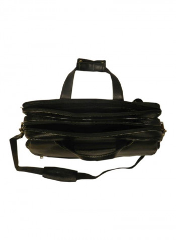 Leather Crossbody Bag Black