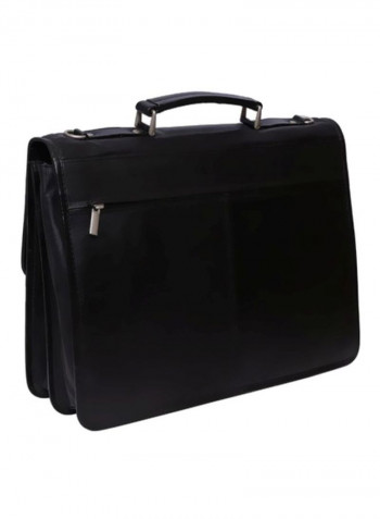 Leather Crossbody Bag Black