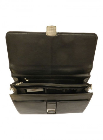 Leather Crossbody Bag Black