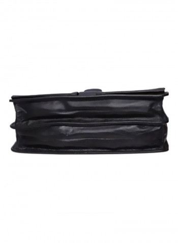 Leather Crossbody Bag Black