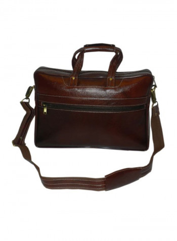 Leather Crossbody Bag Brown