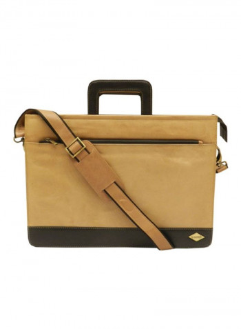 Leather Crossbody Bag Tan